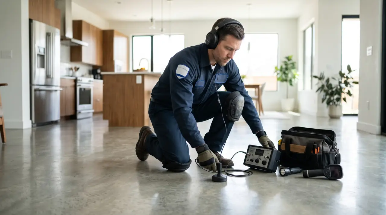 Listening equipment used during a floor investigation